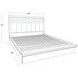 Pure Modern Moonstone Performance Fabric King Platform Bed