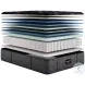 BRB 24 Series 2 Black Plush Tight Top Hybrid Twin XL Size Mattress