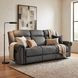 Brennen Charcoal Double Reclining Sofa