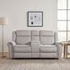 Brennen Mist Double Reclining Loveseat with Center Console