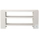 Stratum Mist 67" Console Table with 2 Shelves