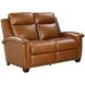 Briar Elwood Saddle Leather 86" Power Reclining Living Room Set with Power Headrests