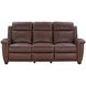 Briar Clifton Chocolate Leather 86" Power Reclining Living Room Set with Power Headrests