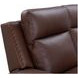 Briar Clifton Chocolate Leather 86" Power Reclining Sofa with Power Headrests