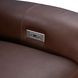 Briar Clifton Chocolate Leather 86" Power Reclining Sofa with Power Headrests