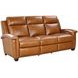 Briar Elwood Saddle Leather 86" Power Reclining Living Room Set with Power Headrests