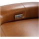 Briar Elwood Saddle Leather 86" Power Reclining Sofa with Power Headrests