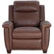 Briar Clifton Chocolate Leather Power Recliner with Power Headrest