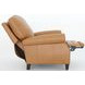 Briarwood Santa Fe Brandy Leather Push Thru The Arms Recliner