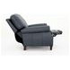 Briarwood Santa Fe Ocean Leather Push Thru The Arms Recliner with Nailhead Trim