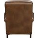 Briarwood Wenlock Tawny Leather Push Thru The Arms Recliner with Nailhead Trim