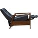 Bridget Santa Fe Ocean Leather Push Thru The Arms Recliner