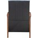 Bridget Santa Fe Ocean Leather Push Thru The Arms Recliner