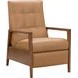 Bridget Santa Fe Brandy Leather Push Thru The Arms Recliner