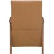 Bridget Santa Fe Brandy Leather Push Thru The Arms Recliner