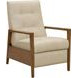 Bridget Cashmere Stone Leather Push Thru The Arms Recliner
