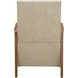 Bridget Cashmere Stone Leather Push Thru The Arms Recliner