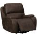 Brookings Brown Power Lift Recliner with Heat and Massage