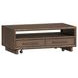 Perth Brown Rectangular Coffee Table with 4 Drawers