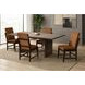 Perth Brown Upholstered Dining Side Chair Set of 2