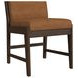 Perth Brown Upholstered Dining Side Chair Set of 2