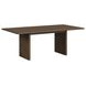 Perth Brown 78" Rectangular Dining Table
