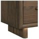 Perth Brown 2 Drawer Nightstand with USB Charging and LED