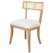 Britta Cerused Oak Performance Fabric Dining Chair