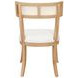 Britta Cerused Oak Performance Fabric Dining Chair
