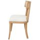 Britta Cerused Oak Performance Fabric Dining Chair