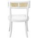 Britta White Lacquer Performance Fabric Dining Chair