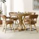 Rylie Natural Round Game Top Counter Height Dining Room Set