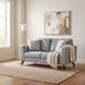 Broadway Blue Gray 64" Loveseat