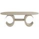Gwendolyn Cerused Taupe 86" Oval Dining Table