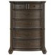 Rosalinda Mahogany 5 Drawer Chest