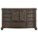 Rosalinda Mahogany 7 Drawer Dresser