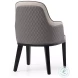 Brunswick Light And Dark Gray Arm Chair Set of 2