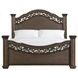 Rosalinda Mahogany King Panel Bed