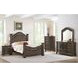 Rosalinda Mahogany Queen Panel Bed