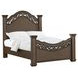 Rosalinda Mahogany Queen Panel Bed
