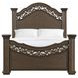 Rosalinda Mahogany Queen Panel Bed