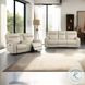 Bryant Taupe Leather 76" Lay Flat Power Reclining Console Loveseat with Power Headrest and USB Charging