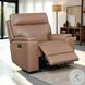 Bryant Tuscan Tan Leather Glider Power Recliner with Power Headrest and USB Charging
