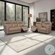 Bryant Tuscan Tan Leather 85" Lay Flat Power Reclining Sofa with Power Headrest and USB Charging