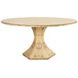 Bryce Brown 60" Round Glass Top Dining Table
