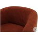 Fendrick Island Rust Swivel Accent Chair