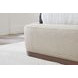 Sofia Blanched Almond Upholstered King Panel Bed