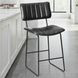 Tribeca Black Vegan Leather Counter Height Stool