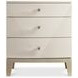 Axiom Linear Grey And White 26" Nightstand