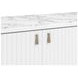 Eave Uplifting White 1 Drawer Sideboard with Stone Top